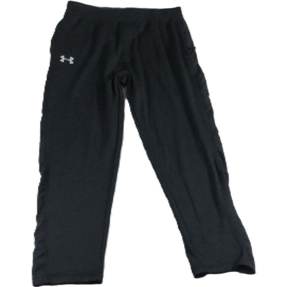 Modern‎ Under Armour Sweatpants Men XL Black Loose Fit Fleece Zipper Cuff Jogger